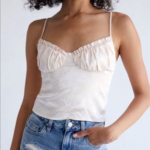 NWT LA Hearts Bustier Jacquard Tank Top